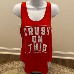 NWOT PINK TANK TOP, size large